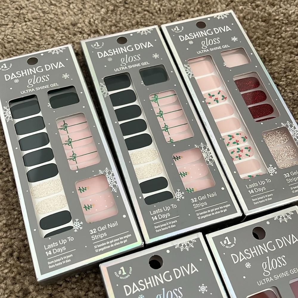 5 Ulta Dashing Diva Gloss Ultra Shine Gel Strips, no light required - Picture 2 of 3